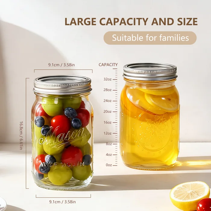 A listing image combining product photography with feature, usage, comparison or dimension graphics.