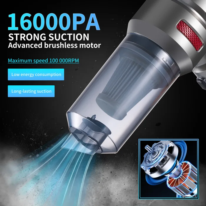 A listing image combining product photography with feature, usage, comparison or dimension graphics.