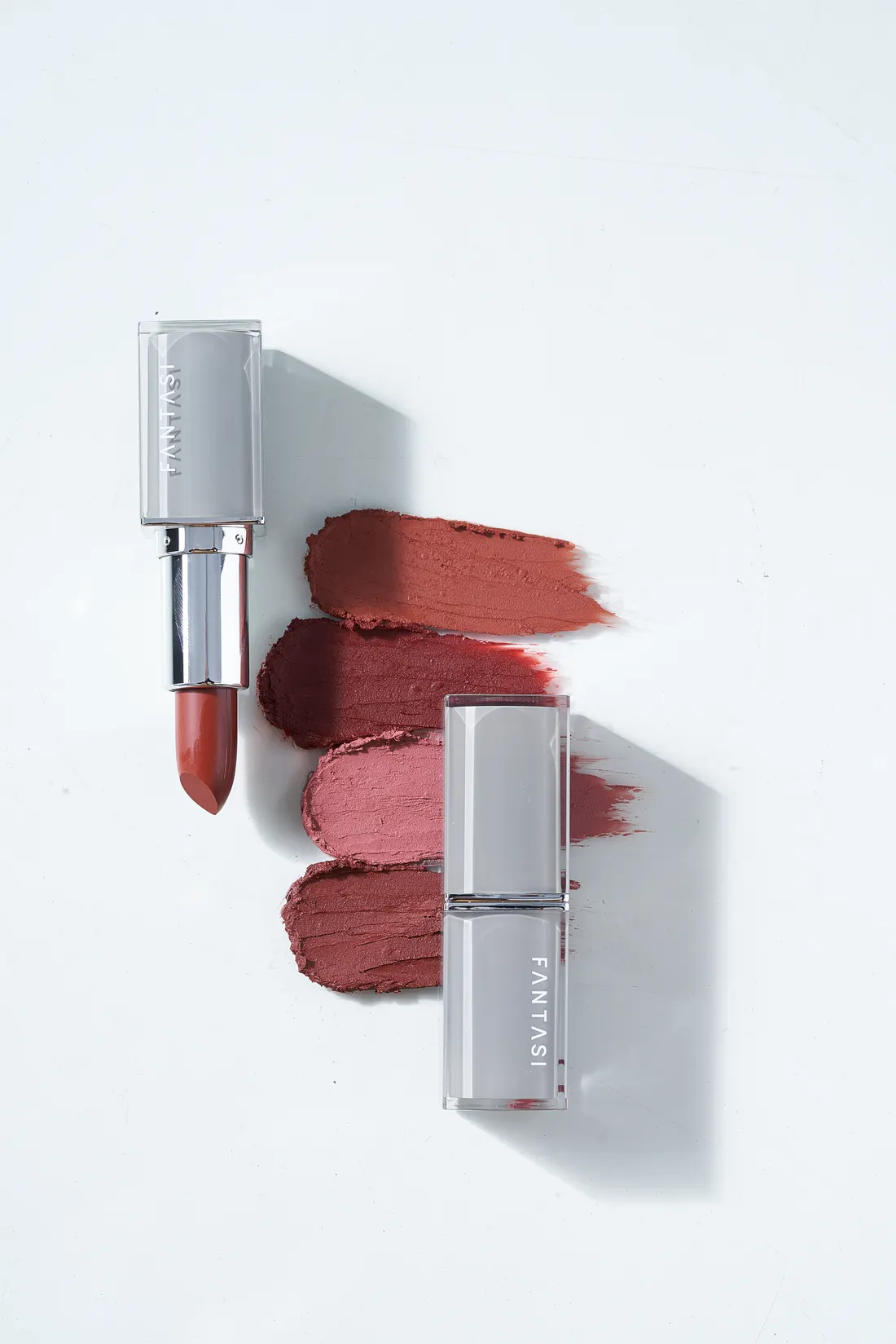 Lipstick and colour swatch, photographed by Southlake Vision in China.