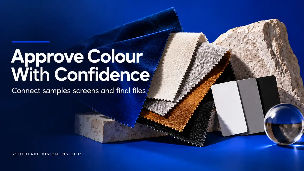 Commercial Photography Colour Approval: Compare Samples, Screens and Final Files
