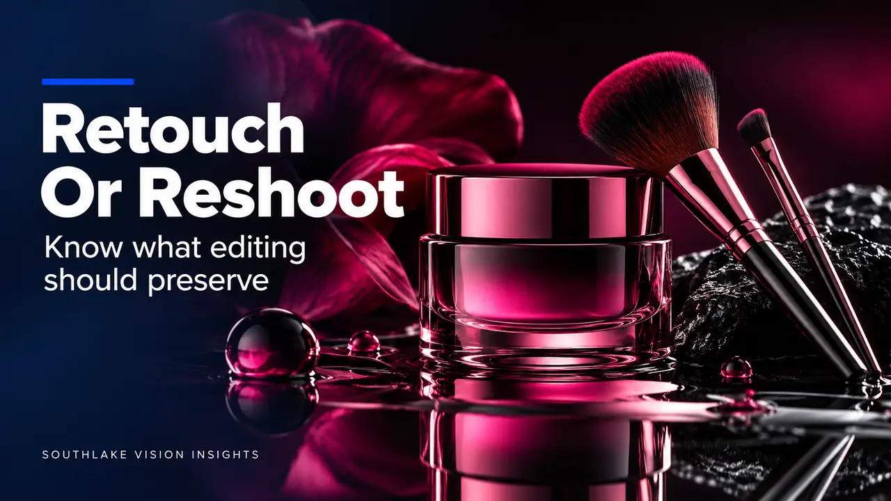 Product Photo Editing Boundaries: What to Retouch and What to Reshoot