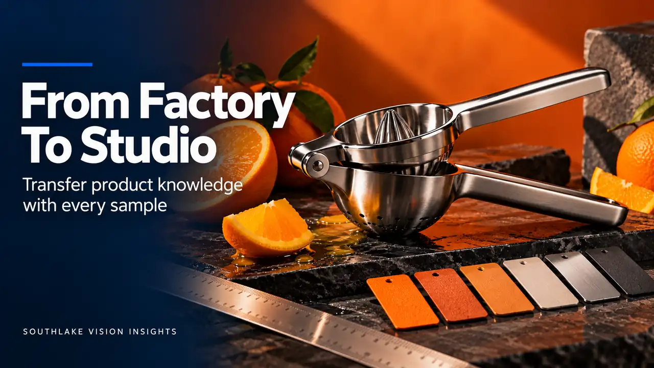 Sourcing Managers: Transfer Product Knowledge from the Factory to the Photo Studio