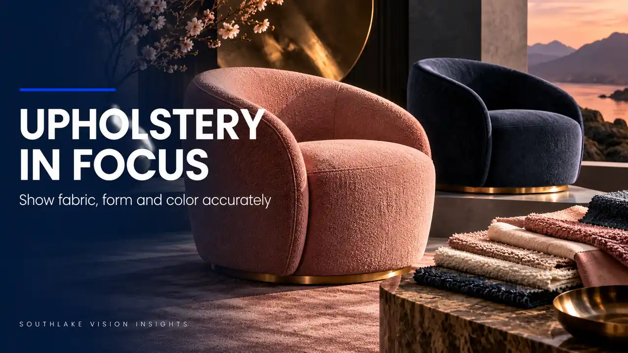 Furniture Brands: Photograph Upholstery Variants Without Changing the Perceived Shape