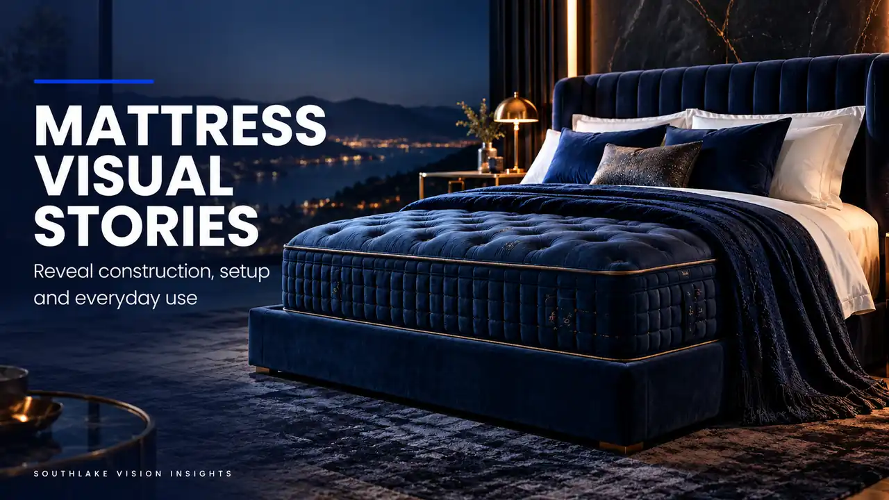 Mattress Brands: Build a Visual Story Around Construction, Setup and Everyday Use
