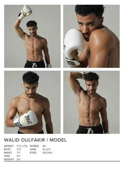 Male models portfolio reference M007