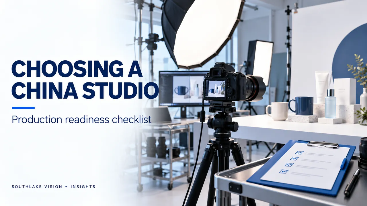 Choosing a China Product Photography Studio: A Production Readiness Checklist