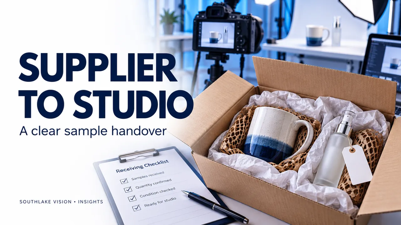 How to Send Products from Your Supplier to a Photography Studio