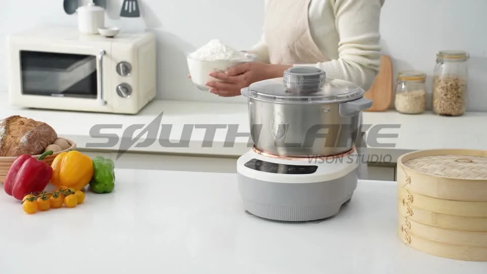 Food processor operation, controls and kitchen preparation sequences.