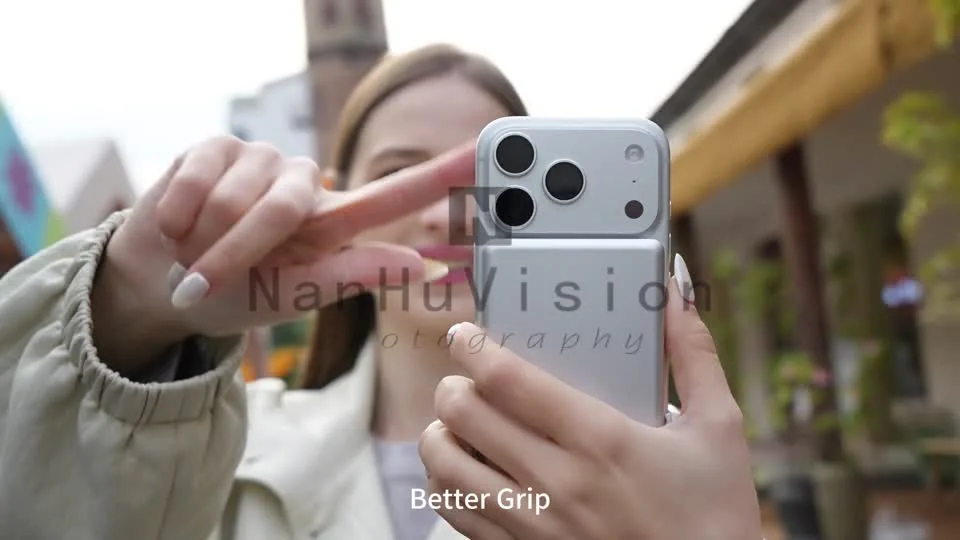 Phone grip & case video cover