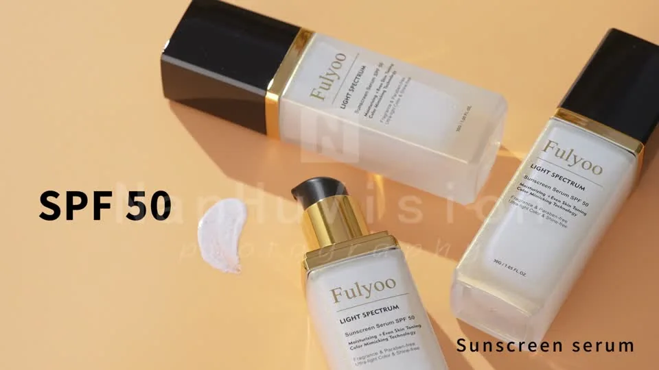 Sunscreen serum video cover